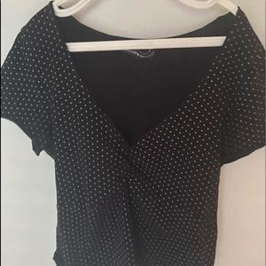Brandy Melville gina top polka dot